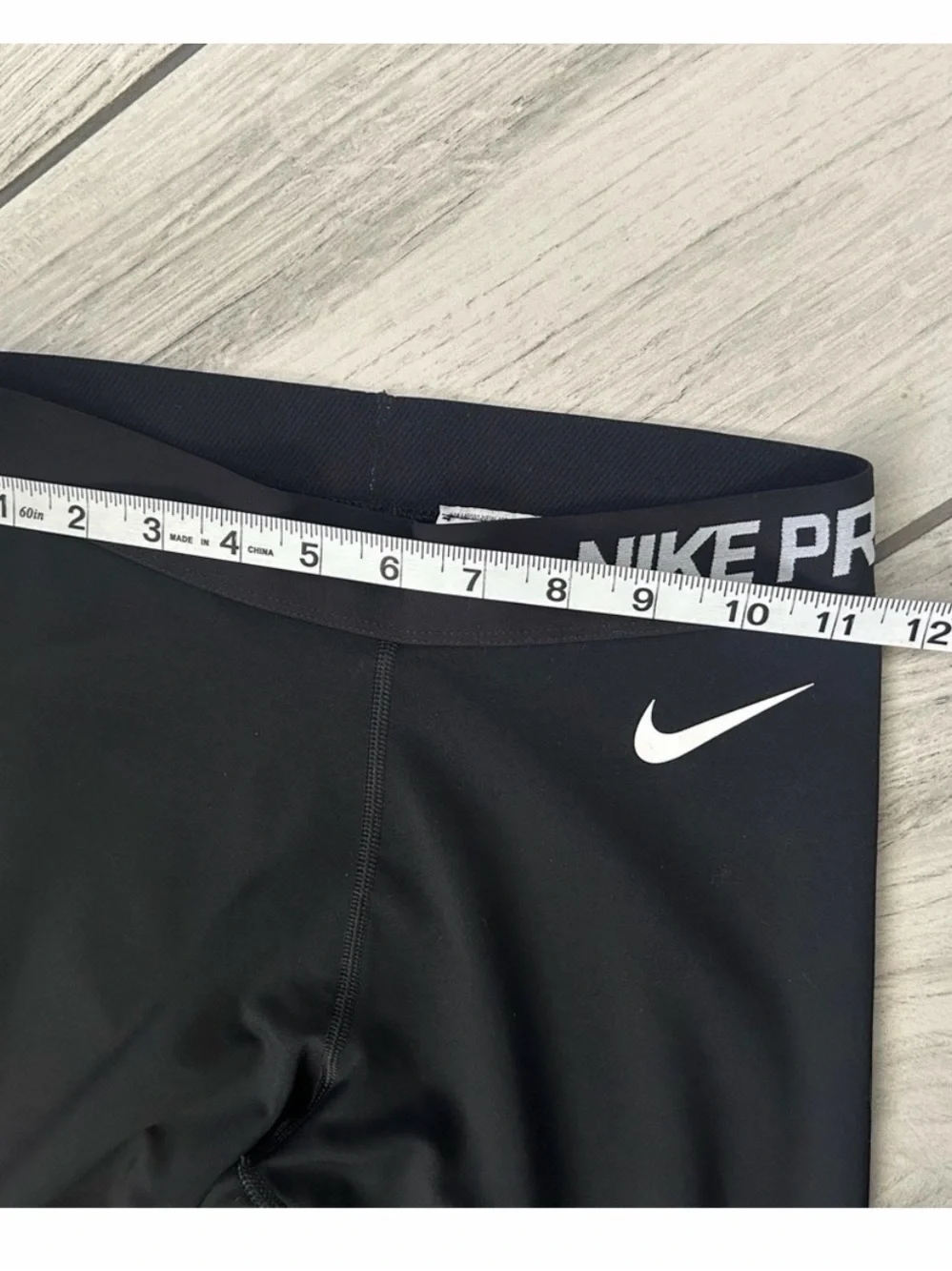 Nike Black Leggings with 'JUST DO IT' Side Text